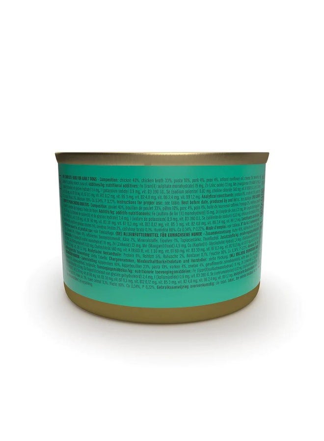 Schesir Taste The World Chicken with Carbonara Wet Dog Food 150g Pack of 8 | Complete Gourmet Chicken, Pasta & Pork Recipe with Hydrating Broth - Image 3